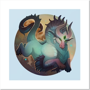 Taurus dragon Posters and Art